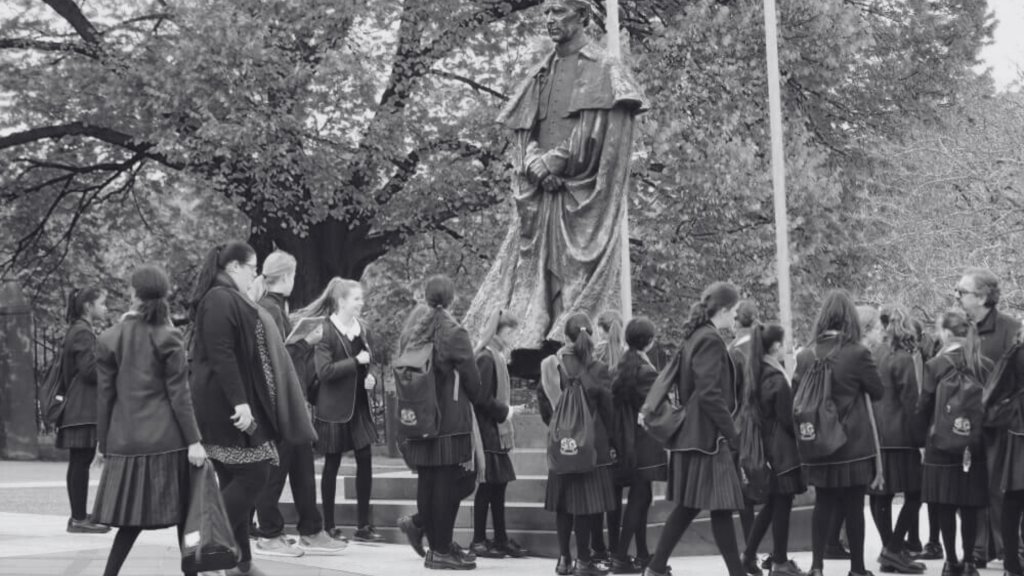 Students in a Catholic School